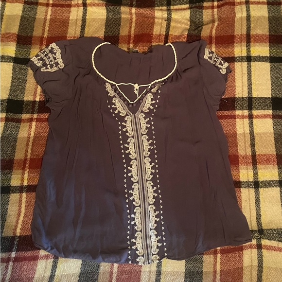 Boho style, EUC- Ladies top- size large - Picture 5 of 7